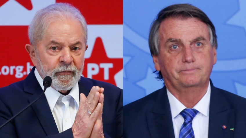 Para 44% dos eleitores, Lula é pior do que Bolsonaro