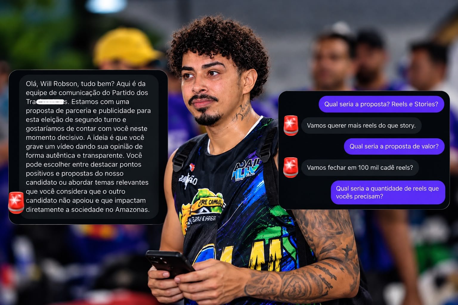‘Cachê de R$ 100 mil’: Denúncia de influencer que cita o PT vai parar na Justiça
